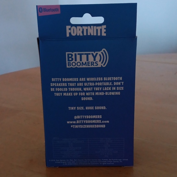 Bitty Boomers Fortnite RAVEN Portable Bluetooth Speaker - Picture 4 of 5